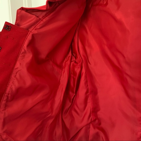 INC International Concepts - Red Ruffle Peplum Blazer - Size L - Picture 5 of 12